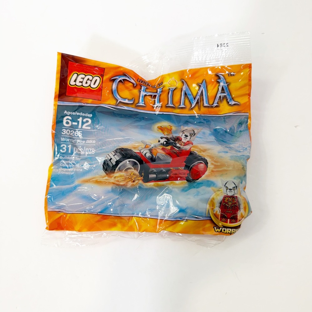 LEGO Legends of Chima Worriz Fire Bike 30265 Unisex OS Red 31 Pcs Polybag
